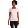 Sol's - Tee-shirt femme jersey col rond ajusté PIONEER WOMEN - Rose Pâle