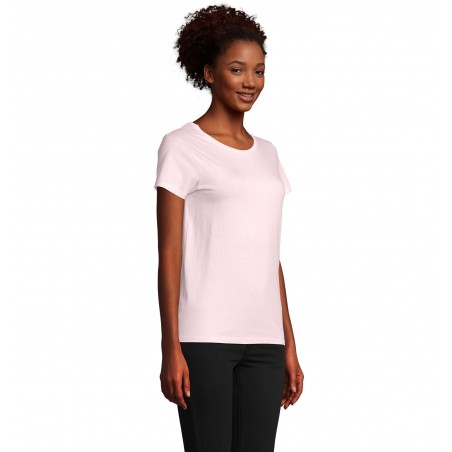 Sol's - Tee-shirt femme jersey col rond ajusté PIONEER WOMEN - Rose Pâle