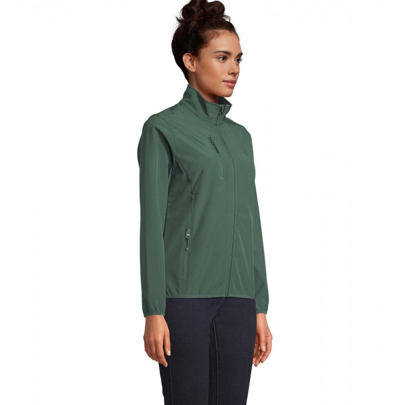 Sol's - Veste femme zippée softshell FALCON WOMEN - Vert Forêt