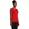 Sol's - Tee-shirt femme jersey col rond ajusté PIONEER WOMEN - Rouge