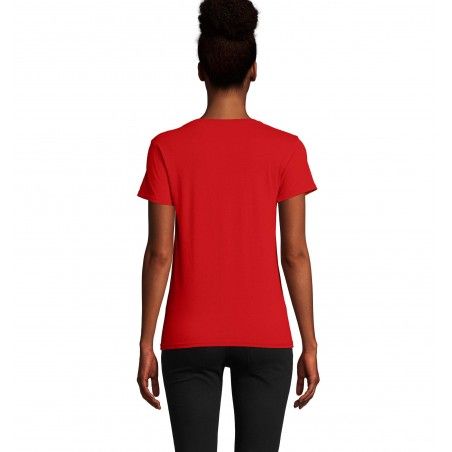 Sol's - Tee-shirt femme jersey col rond ajusté PIONEER WOMEN - Rouge