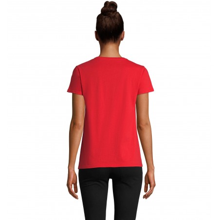 Sol's - Tee-shirt femme jersey col rond ajusté PIONEER WOMEN - Rouge Vif