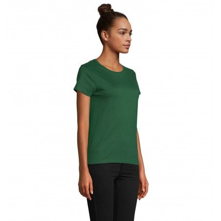 Sol's - Tee-shirt femme jersey col rond ajusté PIONEER WOMEN - Vert Bouteille
