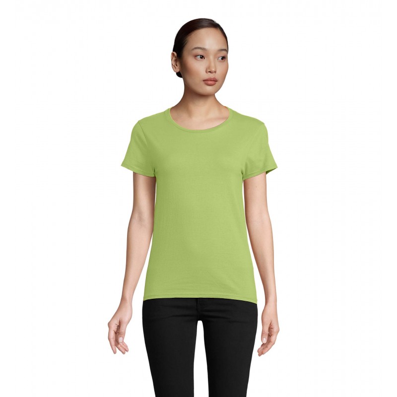 Sol's - Tee-shirt femme jersey col rond ajusté PIONEER WOMEN - Vert Pomme