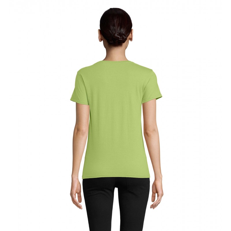 Sol's - Tee-shirt femme jersey col rond ajusté PIONEER WOMEN - Vert Pomme