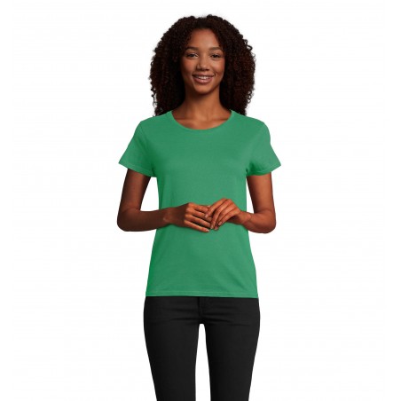 Sol's - Tee-shirt femme jersey col rond ajusté PIONEER WOMEN - Vert Prairie