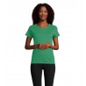 Sol's - Tee-shirt femme jersey col rond ajusté PIONEER WOMEN - Vert Prairie