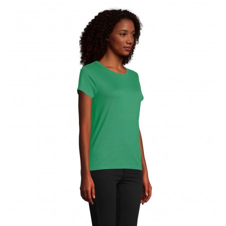 Sol's - Tee-shirt femme jersey col rond ajusté PIONEER WOMEN - Vert Prairie