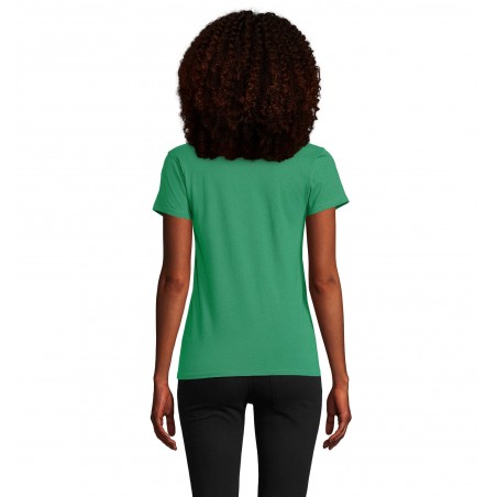 Sol's - Tee-shirt femme jersey col rond ajusté PIONEER WOMEN - Vert Prairie