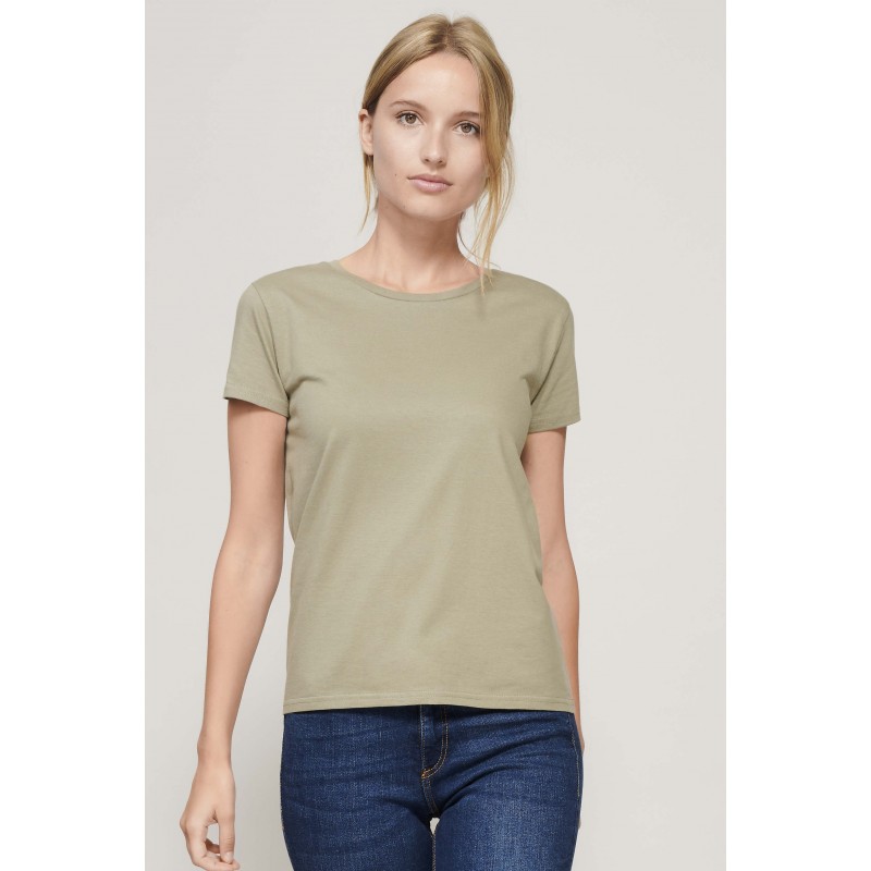 Sol's - Tee-shirt femme jersey col rond ajusté PIONEER WOMEN