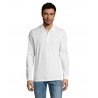 Sol's - Polo piqué manches longues homme PERFECT LSL MEN - Blanc