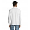 Sol's - Polo piqué manches longues homme PERFECT LSL MEN - Blanc