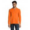 Sol's - Polo piqué manches longues homme PERFECT LSL MEN - Orange