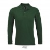 Sol's - Polo piqué manches longues homme PERFECT LSL MEN - Vert Bouteille