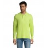 Sol's - Polo piqué manches longues homme PERFECT LSL MEN - Vert Pomme