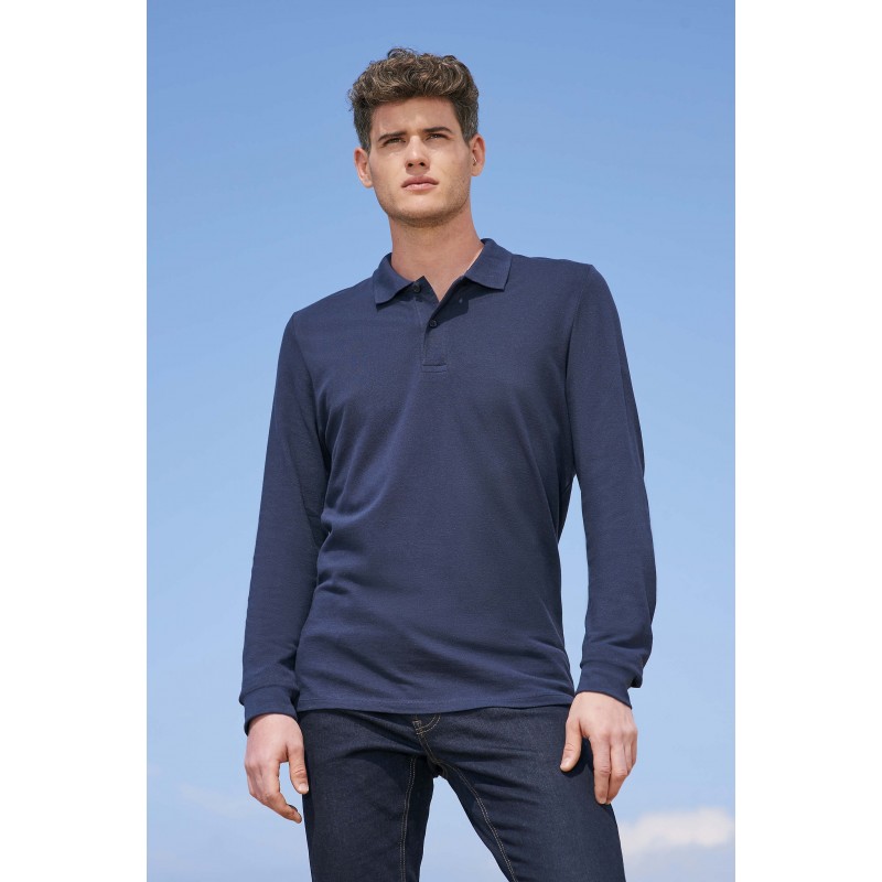 Sol's - Polo piqué manches longues homme PERFECT LSL MEN