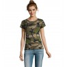 Sol's - Tee-shirt femme col rond CAMO WOMEN - Camo