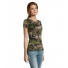 Sol's - Tee-shirt femme col rond CAMO WOMEN - Camo