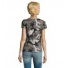 Sol's - Tee-shirt femme col rond CAMO WOMEN - Camo Gris