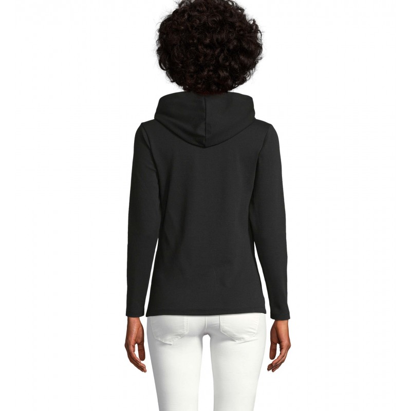 Neoblu - Tee-shirt avec capuche femme LOUIS WOMEN - Noir Profond