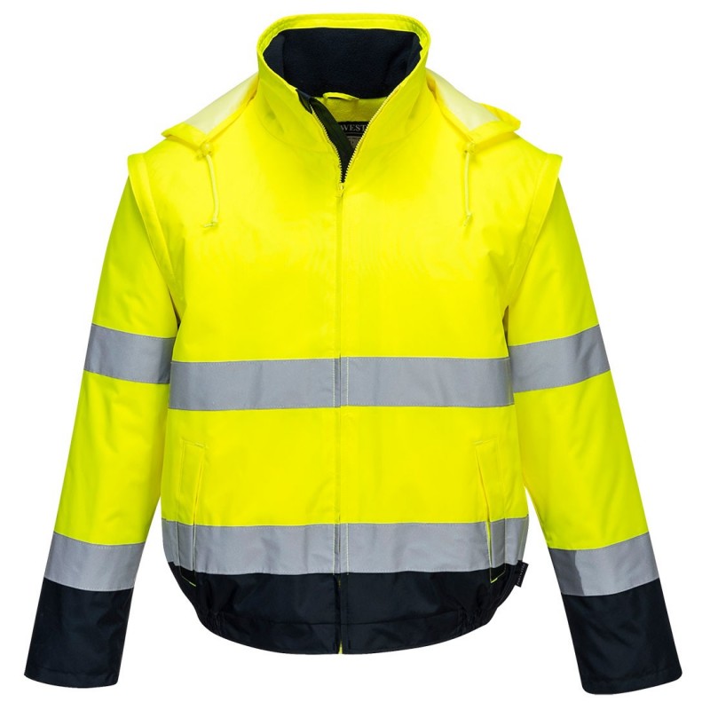 Portwest - Blouson HV 2-en-1 HV doublé polaire - C464