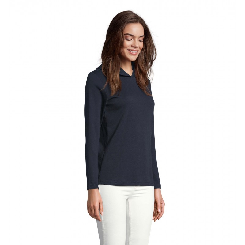 Neoblu - Tee-shirt avec capuche femme LOUIS WOMEN - Nuit