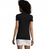 Sol's - Polo coton élasthanne femme PHOENIX WOMEN - Noir