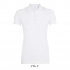 Sol's - Polo coton élasthanne femme PHOENIX WOMEN - Blanc