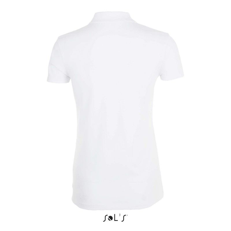 Sol's - Polo coton élasthanne femme PHOENIX WOMEN - Blanc