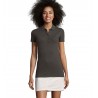 Sol's - Polo coton élasthanne femme PHOENIX WOMEN - Anthracite Chiné