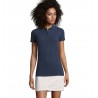Sol's - Polo coton élasthanne femme PHOENIX WOMEN - Denim Chiné