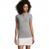 Sol's - Polo coton élasthanne femme PHOENIX WOMEN - Gris Chiné