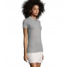 Sol's - Polo coton élasthanne femme PHOENIX WOMEN - Gris Chiné