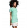 Sol's - Polo coton élasthanne femme PHOENIX WOMEN - Mint