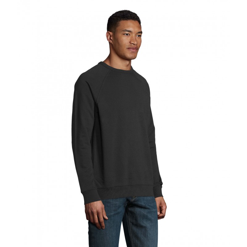 Neoblu - Sweat-shirt col rond french terry homme NELSON MEN - Noir Profond