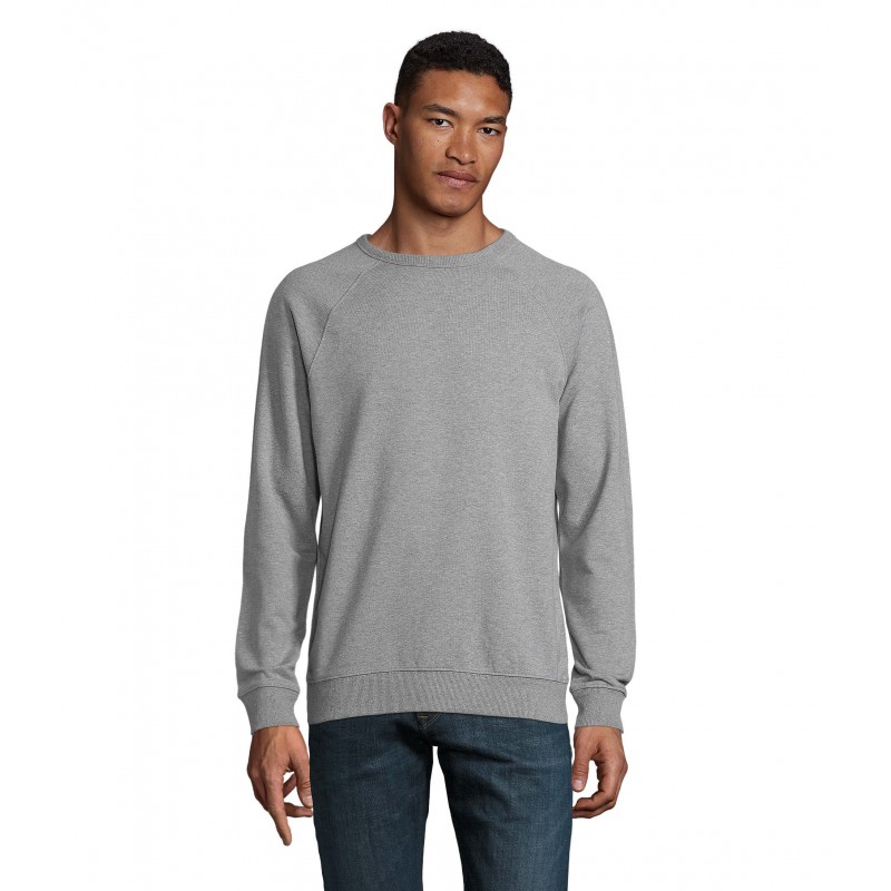 Neoblu - Sweat-shirt col rond french terry homme NELSON MEN - Gris Chiné