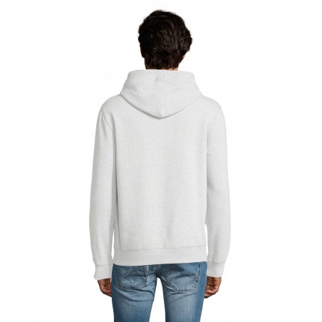Sol's - Sweat-shirt homme à capuche SPENCER - Blanc Chiné