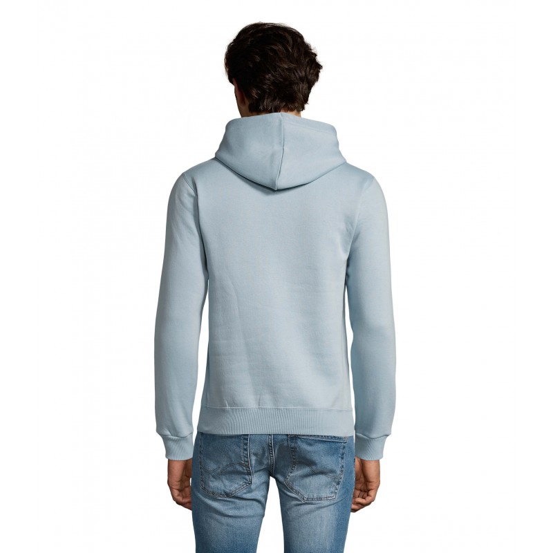 Sol's - Sweat-shirt homme à capuche SPENCER - Bleu Crémeux