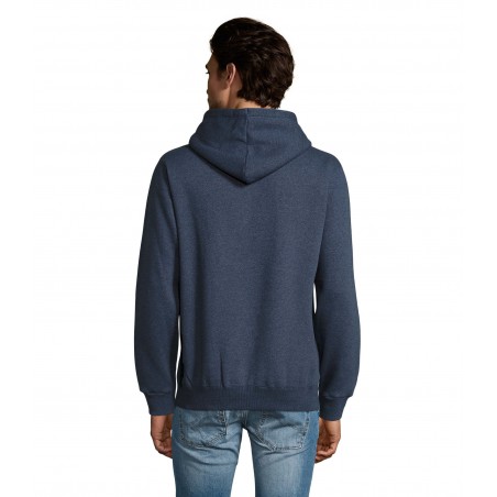 Sol's - Sweat-shirt homme à capuche SPENCER - Denim Chiné