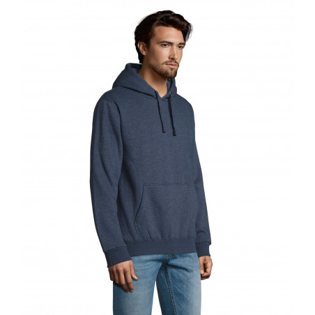 Sol's - Sweat-shirt homme à capuche SPENCER - Denim Chiné