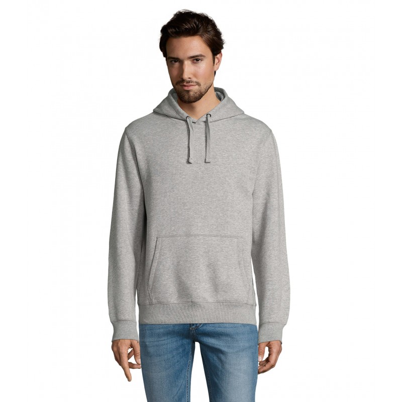 Sol's - Sweat-shirt homme à capuche SPENCER - Gris Chiné
