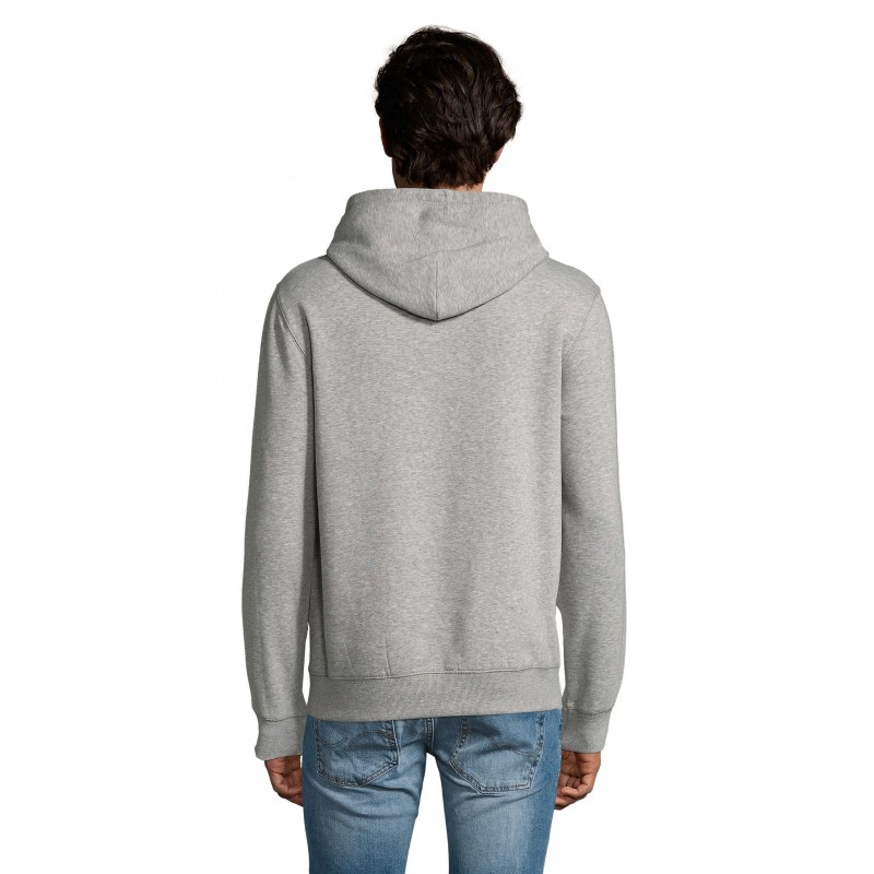 Sol's - Sweat-shirt homme à capuche SPENCER - Gris Chiné