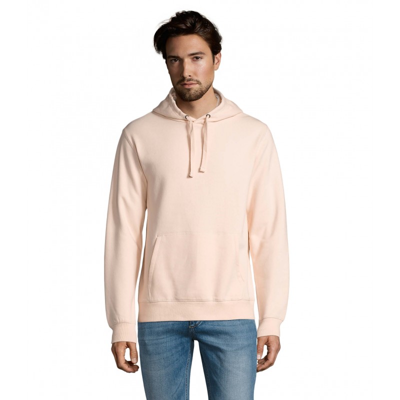 Sol's - Sweat-shirt homme à capuche SPENCER - Rose Crémeux