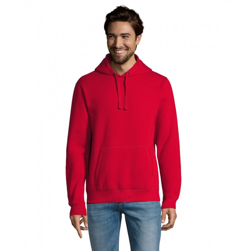 Sol's - Sweat-shirt homme à capuche SPENCER - Rouge