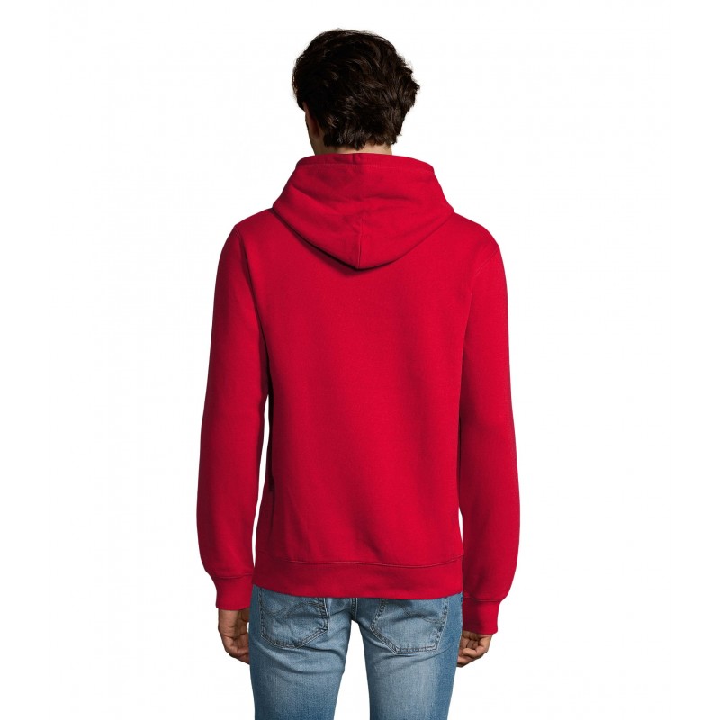Sol's - Sweat-shirt homme à capuche SPENCER - Rouge