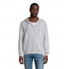 Sol's - Veste zippée homme à capuche SPIKE MEN - Gris Chiné