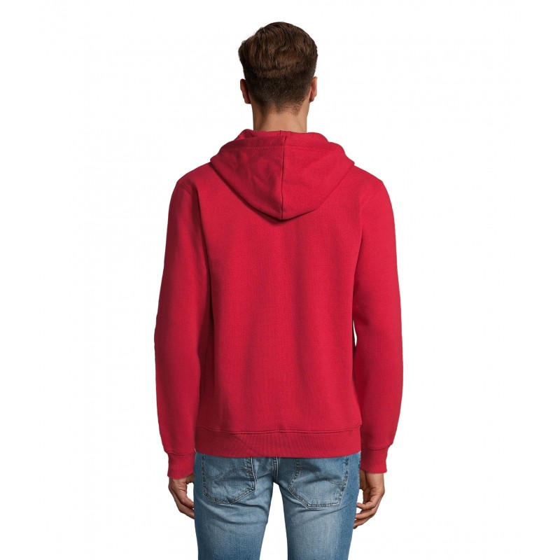 Sol's - Veste zippée homme à capuche SPIKE MEN - Rouge