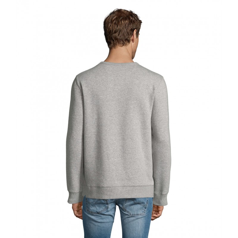 Sol's - Sweat-shirt homme col rond SULLY - Gris Chiné
