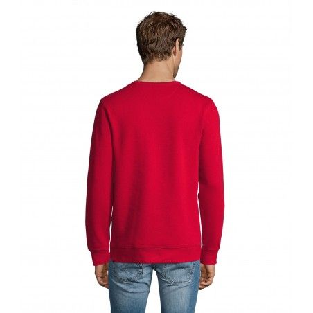 Sol's - Sweat-shirt homme col rond SULLY - Rouge