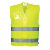 Portwest - Gilet HV avec porte-badge double entrée - C475